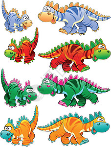 玩具动物恐龙的类型设计图片
