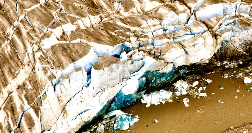 阿拉斯加冰川丘陵蓝色山脉爬坡冰山图片