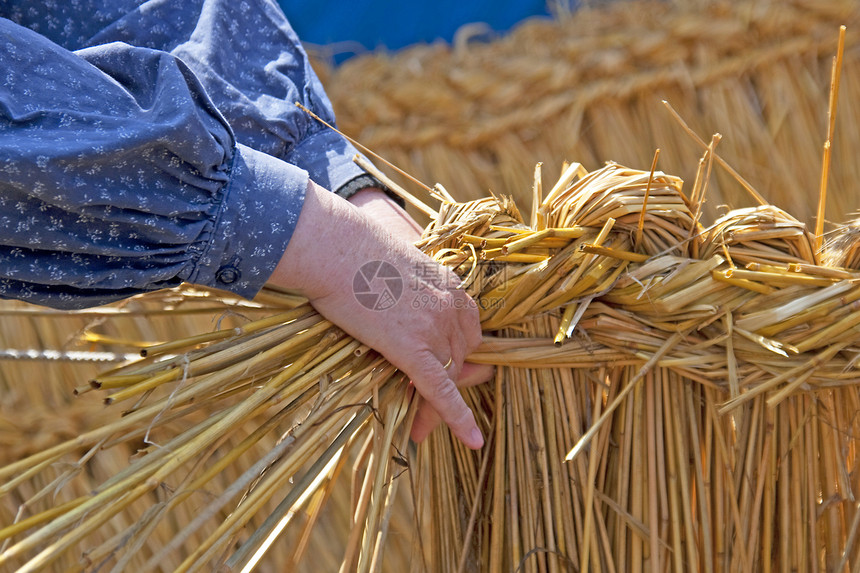 重新编织手工业甘蔗工艺图片