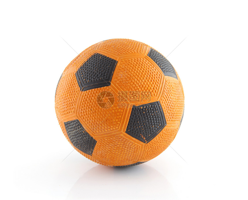 荷兰橙色足球球图片