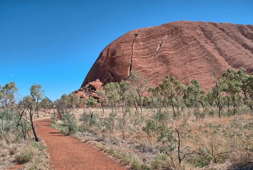 澳大利亚外背岩和植被的盛丽色彩 澳大利亚图片