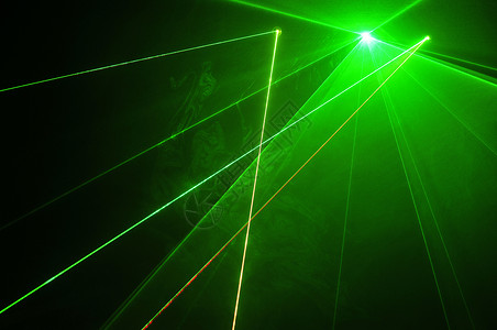 亮点光束光效绿色激光派对音乐会力量技术科幻活力光束全息背景