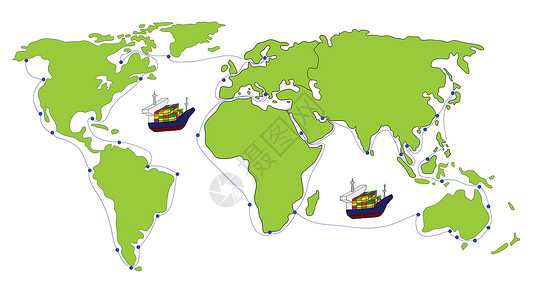 运费差价货运运费运输船运货物工业船厂出口全球城市贮存商业码头设计图片