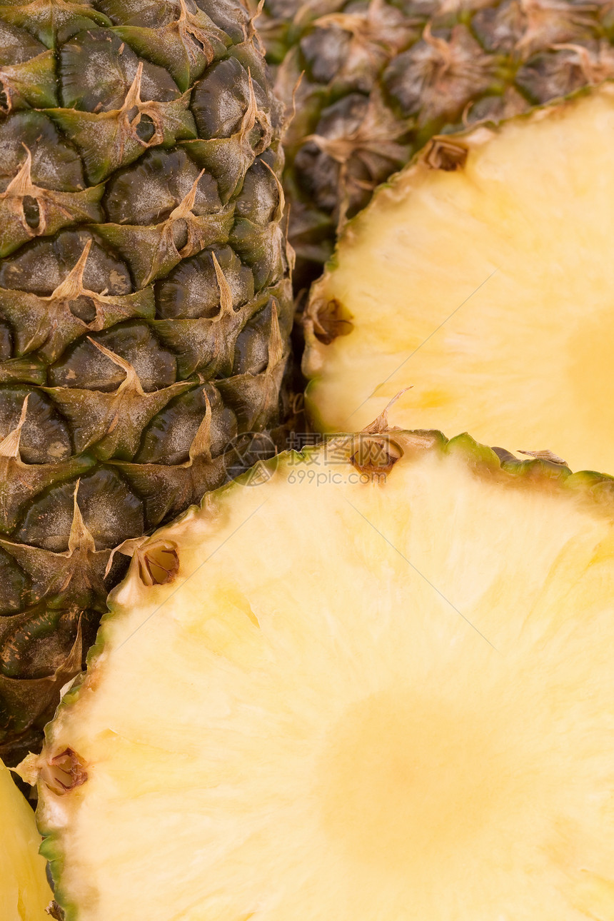 菠萝特写饮食热带甜点宏观水果营养植物情调异国橙子图片