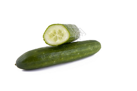 绿黄瓜白色蔬菜绿色宏观维生素食物营养饮食植物背景图片