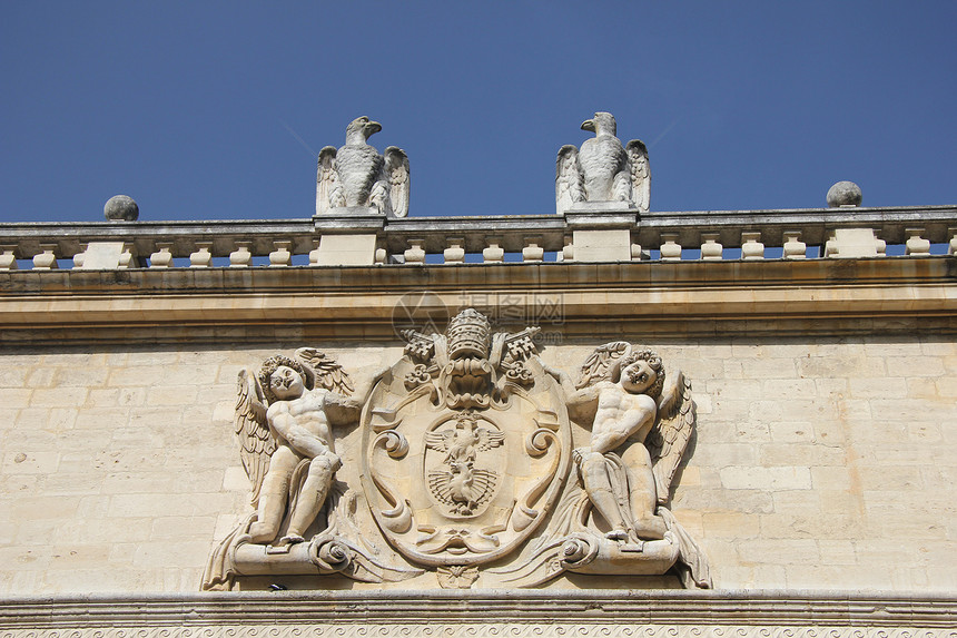 亚维尼翁社会科学保护组织建筑音乐装饰品历史艺术褐色纪念碑城市旅游石头图片