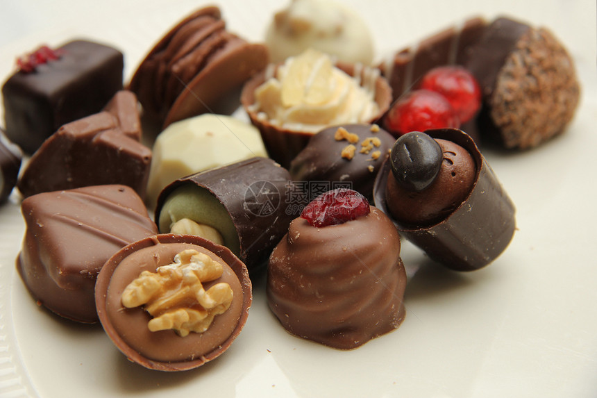 装饰巧克力美食收藏水果牛奶可可团体咖啡棕色奢华礼物图片