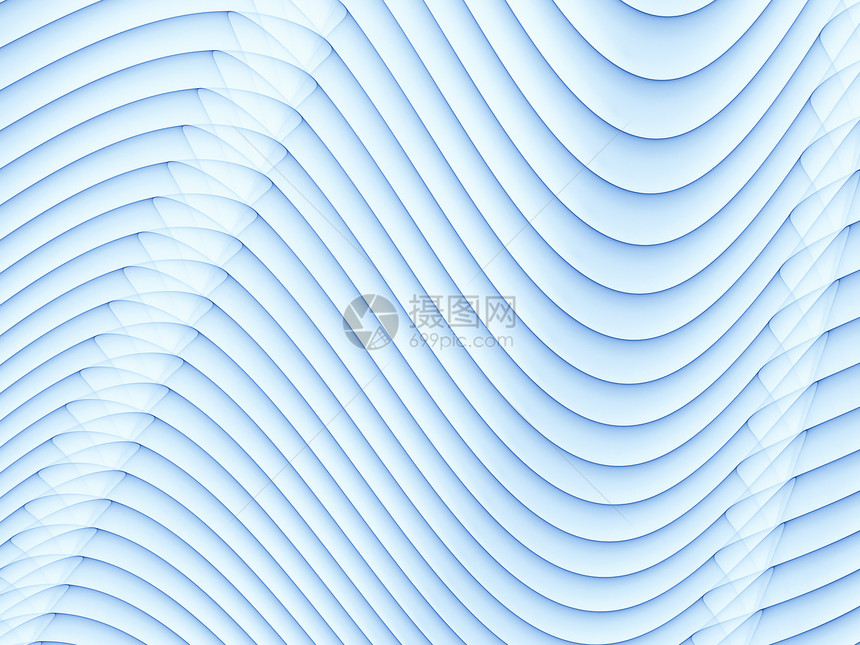 挥动形状设计海浪边缘流动墙纸曲线蓝色屏幕材料正弦波图片