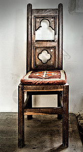 椅子雕刻坐垫木头背景图片
