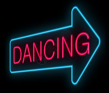 舞蹈概念锻炼乐趣迪厅狂欢娱乐夜店俱乐部黑色派对指示牌背景图片