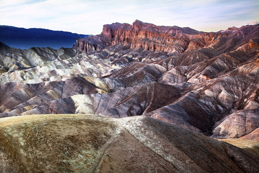 加利福尼亚州Zabruski点死角谷国家公园荒地基点岩石远景荒野旅行国家风景公园峡谷图片
