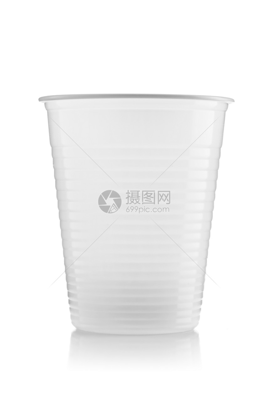 塑料杯咖啡店回收白色玻璃食物杯子图片