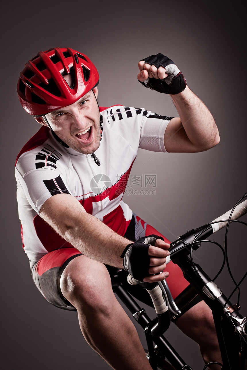 骑自行车的人车轮成人竞赛运动装运动员训练动力速度男人男性图片