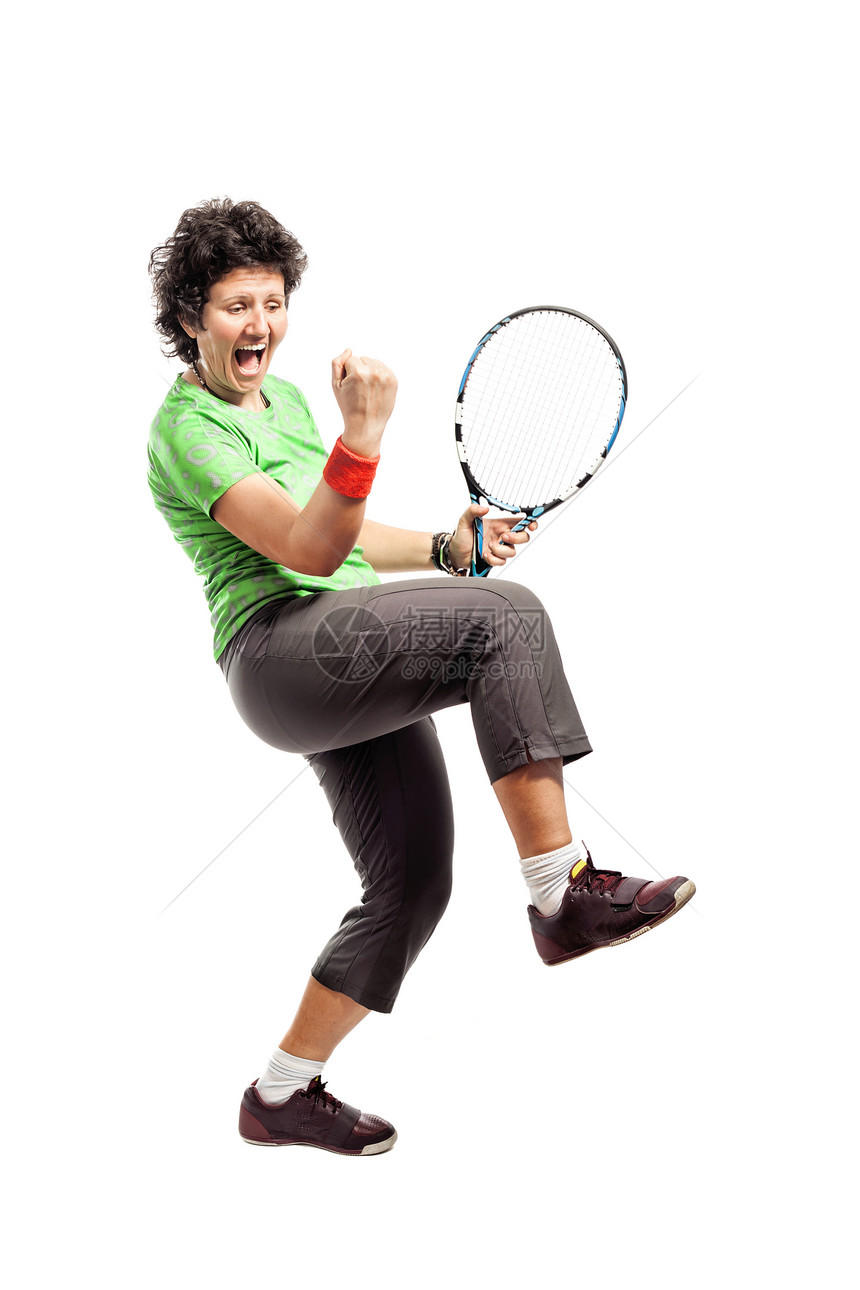 网球玩家运动装女孩女性乐趣训练游戏运动成人活动运动员图片