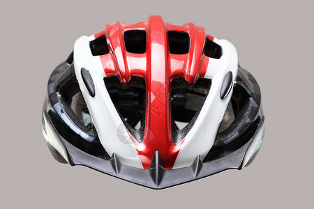 山顶头盔运动安全红色帽子头饰山地泡沫自行车塑料背景图片