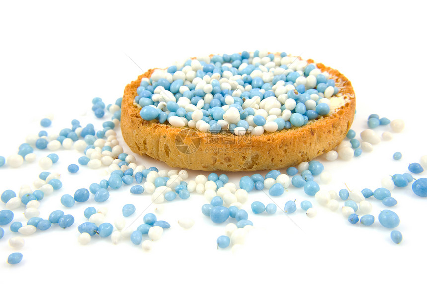 蓝鼠鲁斯克庆典食物孩子糖果面包白色婴儿饼干母性儿子图片
