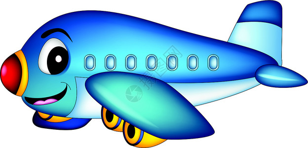 卡通飞机飞行航班空气引擎货物商业交通机器乘客送货航空背景图片