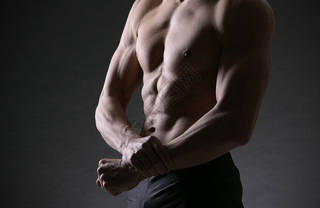 体力积积聚器健身膀子胸肌符号性别成人年轻人力量身体水平背景图片
