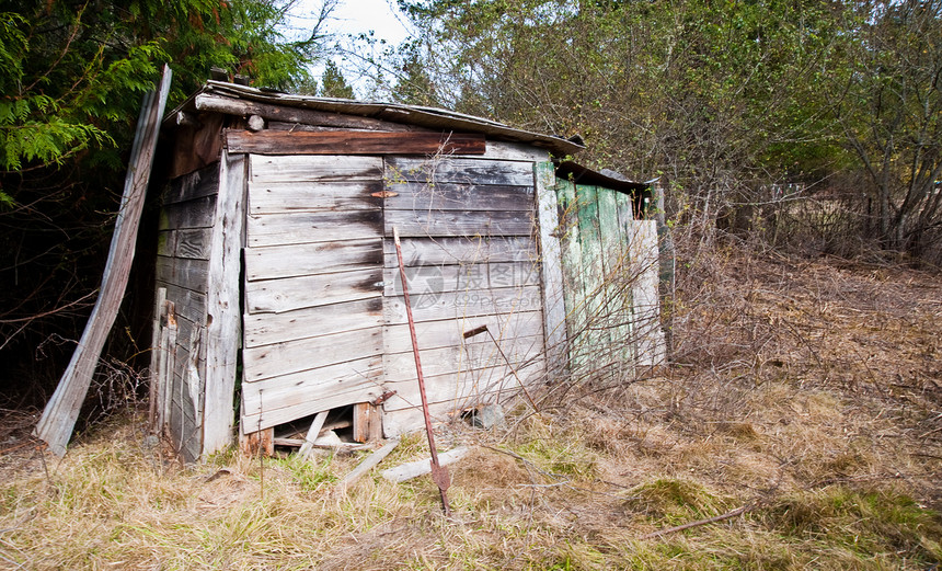 棚屋住宅建筑遗弃国家衰变牧场乡村小屋木头建筑学图片