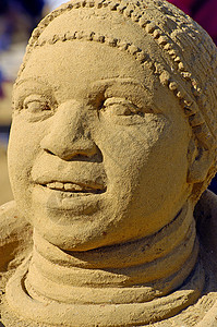 沙雕图法国的沙雕与Touquet接触雕刻装饰花园风格粒子文化纪念碑脆弱性艺术艺术家背景