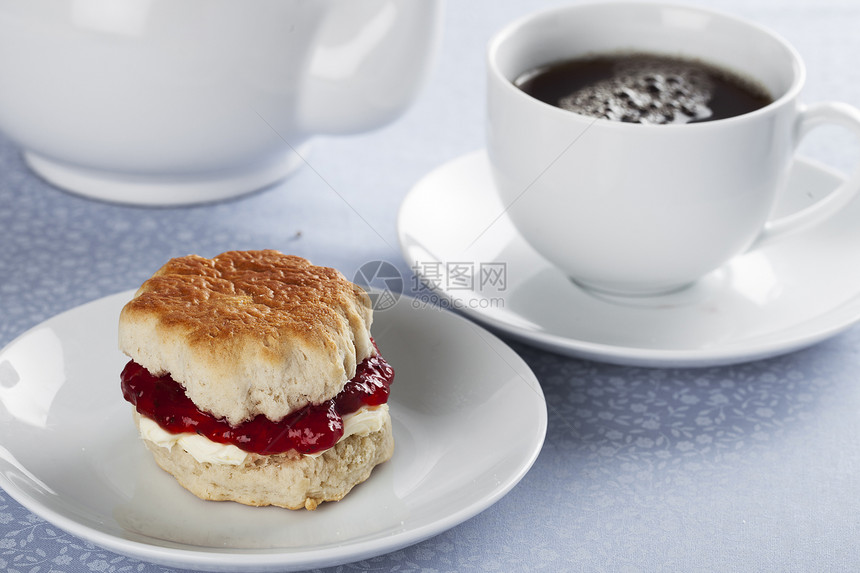 Scone 和茶图片