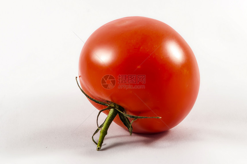 孤立的西红柿植物叶子绿色宏观蔬菜食物农业红色图片