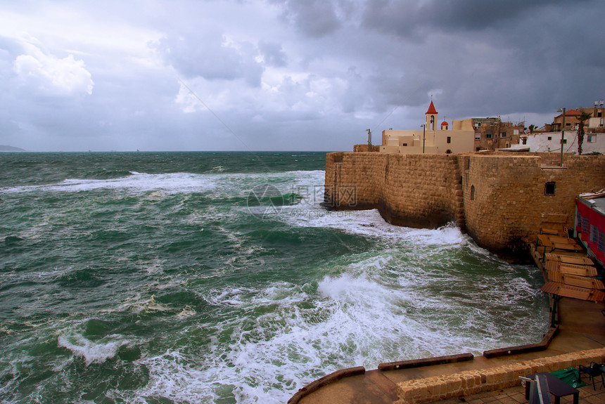 以色列 Acre海墙图片