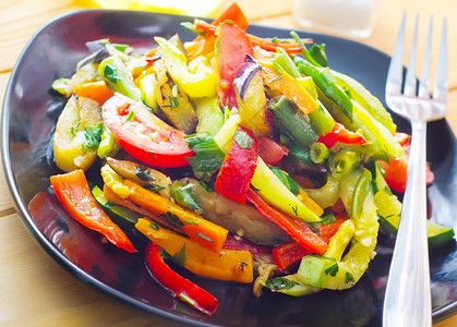 蔬菜 泰国式食品等新鲜炒菜种小吃洋葱主食菜单营养餐厅食物晚餐午餐用餐背景图片