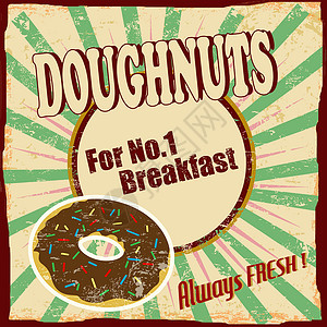 Doughnuts 年金海报背景图片