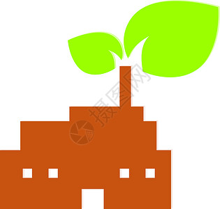 自然工业符号图示说明世界活力环境插图地球叶子绿色树叶背景图片