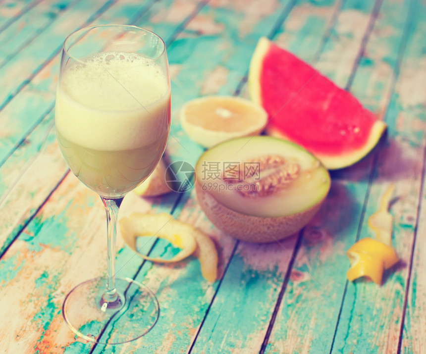 健康果汁素食木头柚子冰沙蔬菜橙子食物健康饮食红色黄色图片