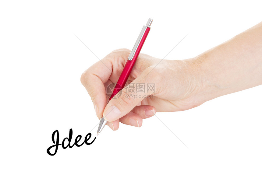 与白背景上的钢笔隔离身体合同绘画圆珠笔协议签名邮件工作室商业写作图片