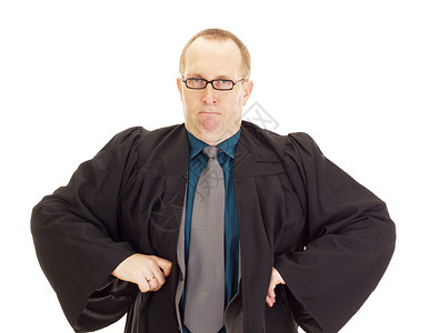 普通法身穿黑袍的法学家学生套装系统账单领带法官法庭法律顾问裁判帮助背景