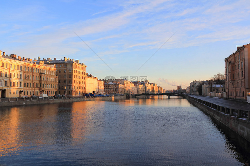 圣克特彼得堡的河流和桥梁街道雕塑建筑学古董城市嵌合体旅行石头花岗岩文化图片
