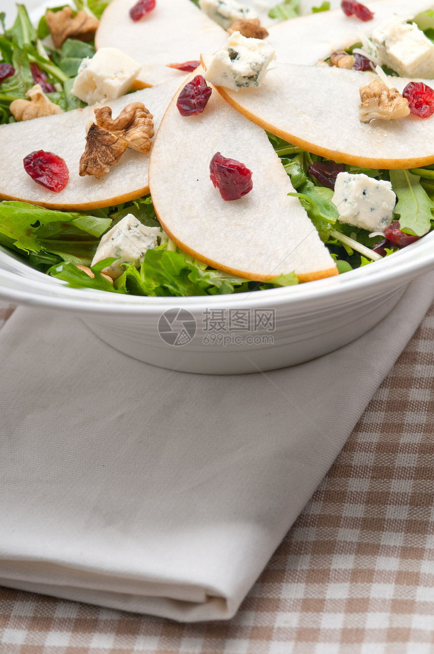 新鲜的豆子花椰菜干酪沙拉维生素营养食物饮食水果美食洋葱午餐蔬菜盘子图片