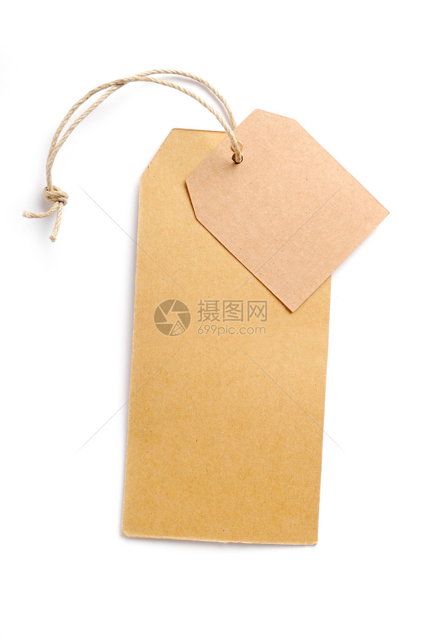 孤立的纸张标签细绳夹子绳索礼物纸板圆圈手工价格店铺框架图片