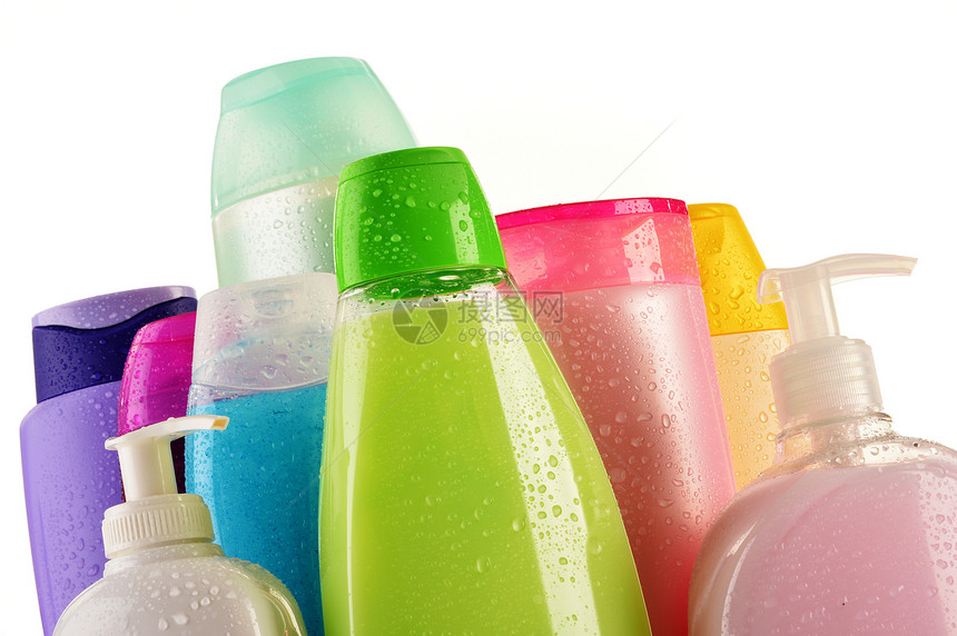 身体护理和美容产品的塑料瓶及洗发水收藏润肤香水卫生肥皂洗澡商品皮肤液体图片