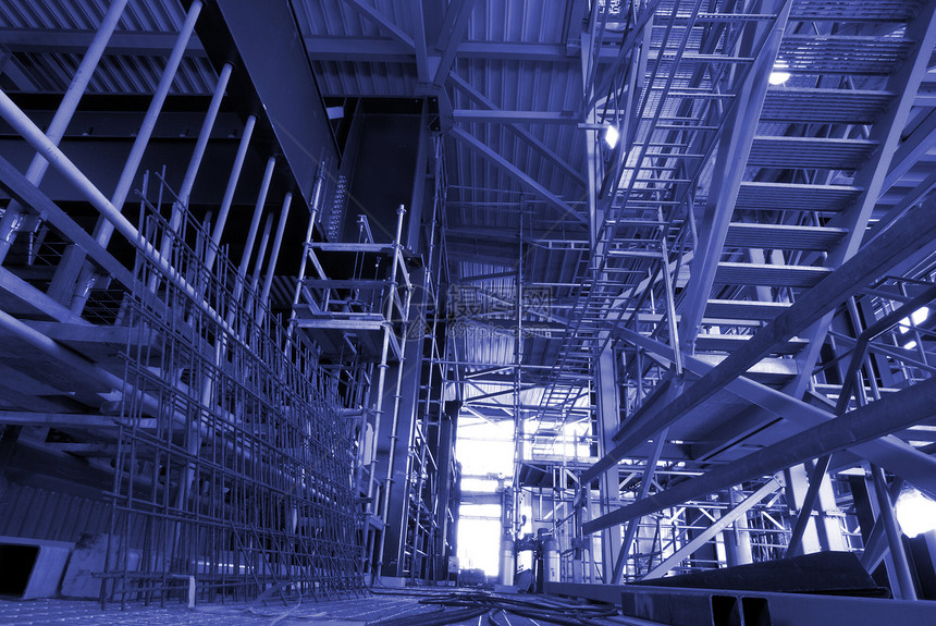 工业建筑工地的脚手架劳动财产环境电工劳动者构造工程师就业工人安全图片