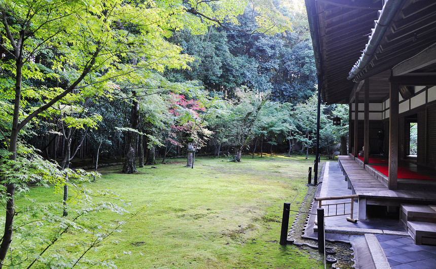 日本京都九门寺庙的日本花园大德季节神道精神花园访问传统假期神社旅行图片