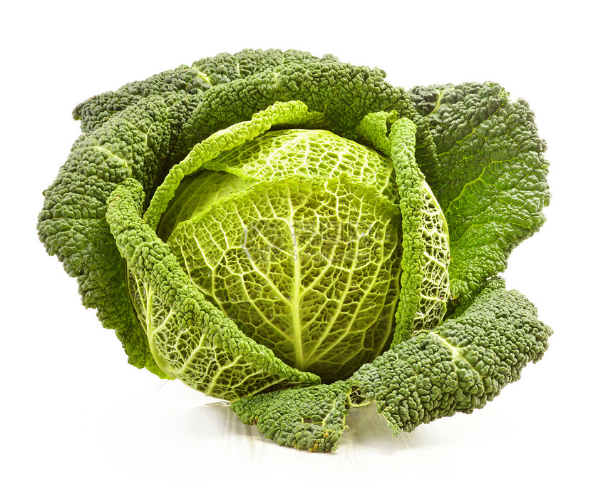 白色上孤立的新鲜菜菜白菜养分蔬菜绿色食物均衡饮食杂货店图片