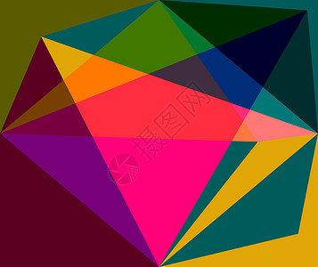 抽象彩色折纸背景背景图片