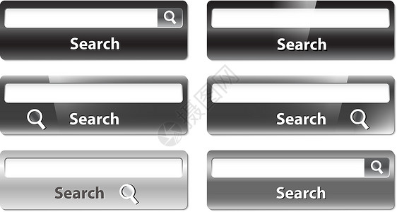 网页按钮素材几类搜索栏设计图设计图片