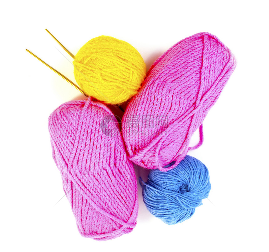 编织红色绿色羊毛针织紫色团体粉色黄色工作室创造力图片