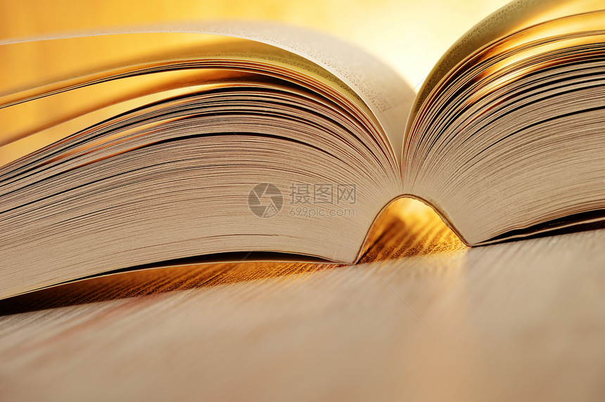 放在桌上的书本考试学习大学文学翻译知识图书馆白色字典木头图片