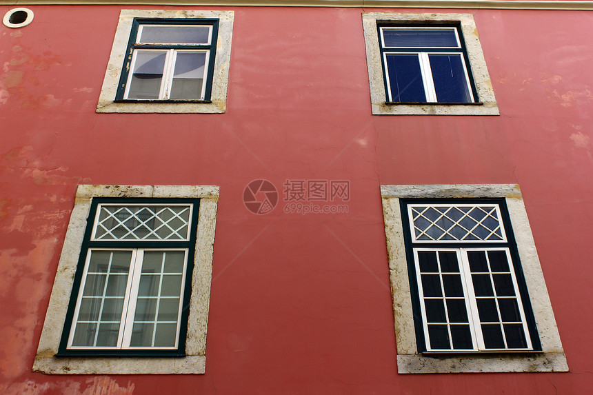 葡萄牙里斯本一栋旧大楼的详情建筑锁孔门把手出口房子石灰石主场金属艺术住宅图片
