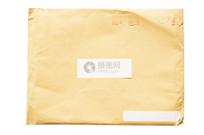 折叠信封邮件邮寄文档商业概念小路剪裁邮政讯息送货图片