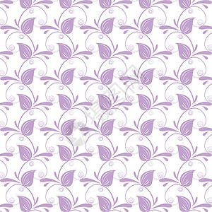 无缝花纹紫色裙子材料装饰织物美丽白色风格圆形墙纸背景图片
