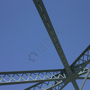 桥桥结构对角线天空直辖市大梁横梁蓝色平行线城市地标力量背景