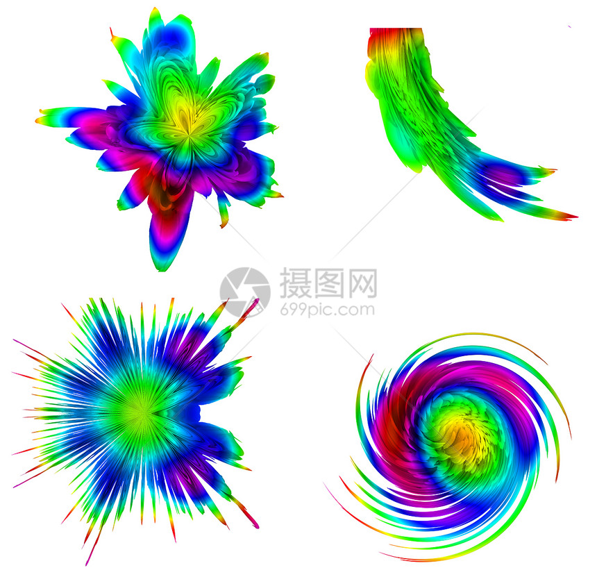 生动多彩多彩的设计要素图片