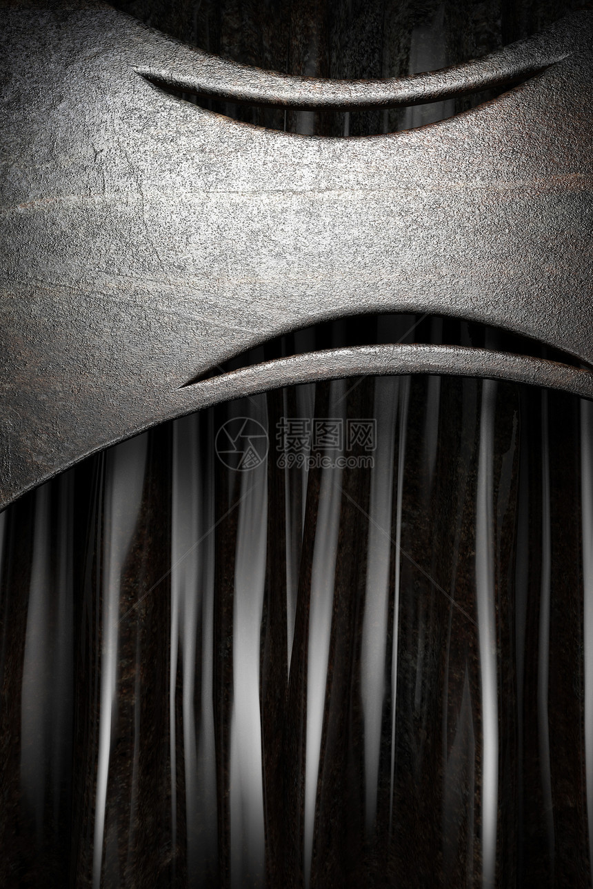 黑幕上的金属盘子剧院娱乐木板艺术歌剧奖项框架马戏团酒吧图片